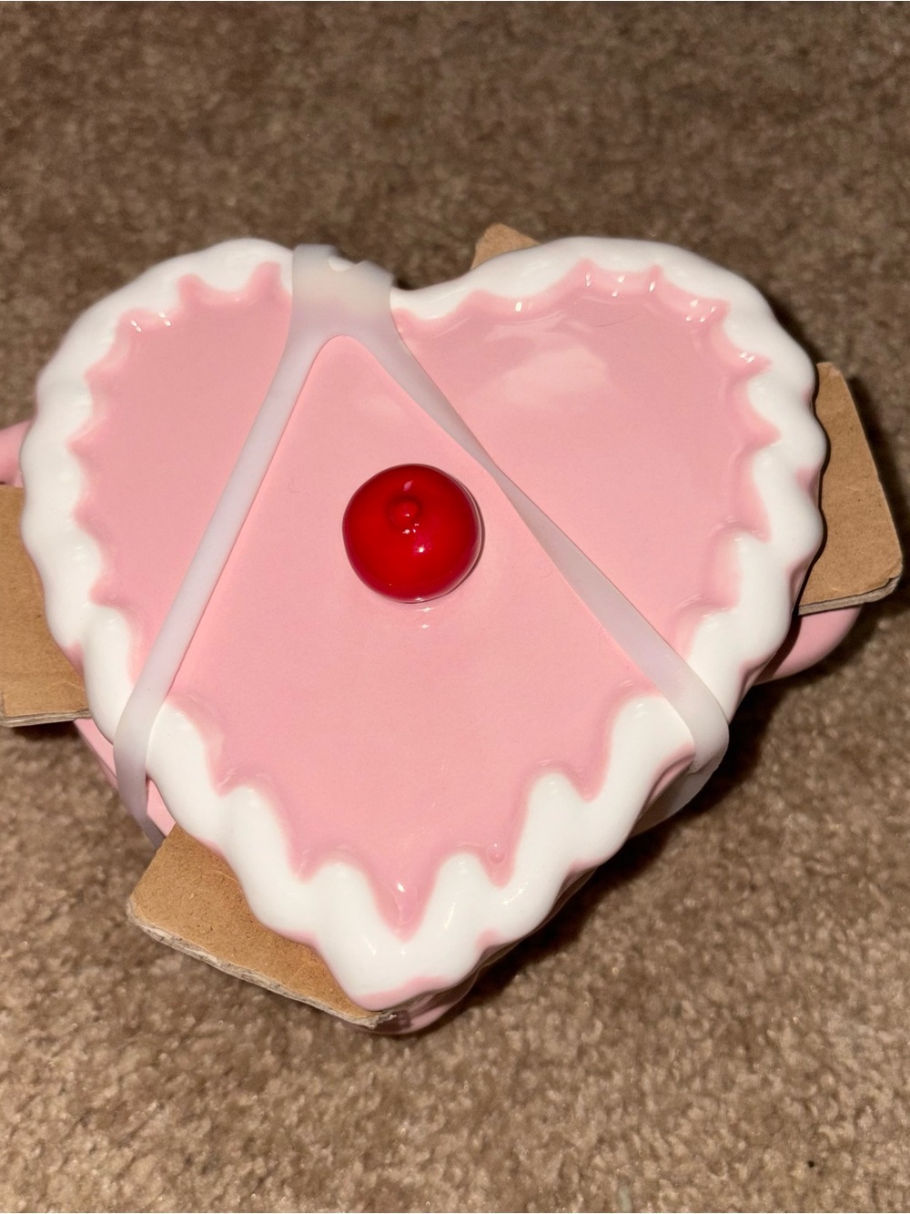 Heart shaped baking dish